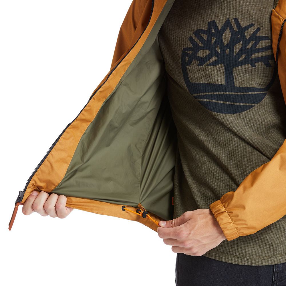 Timberland Μπουφαν Ανδρικα Καφε - Outdoor Heritage Waterproof Windbreaker - Greece 7231864-KJ